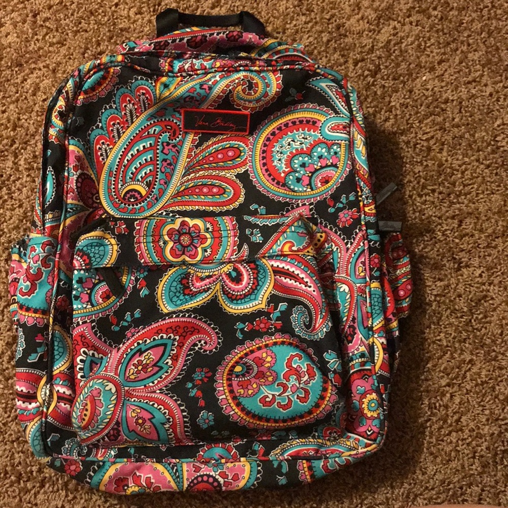 A large Vera Bradley backpack